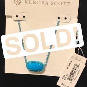 SOLD‼️Kendra Scott Elisa Matte Necklace